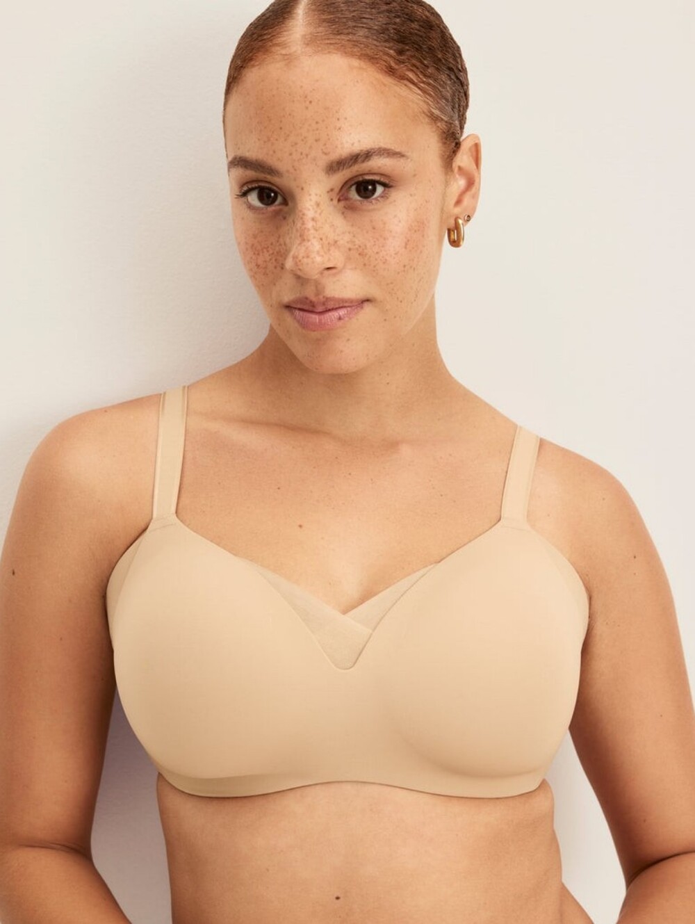 knix Shape And Smooth Bra In Warm Sand XL+ New With Tags